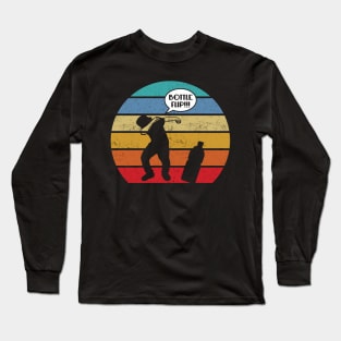 Bottle Flip Flipper Games Dab Dance Long Sleeve T-Shirt